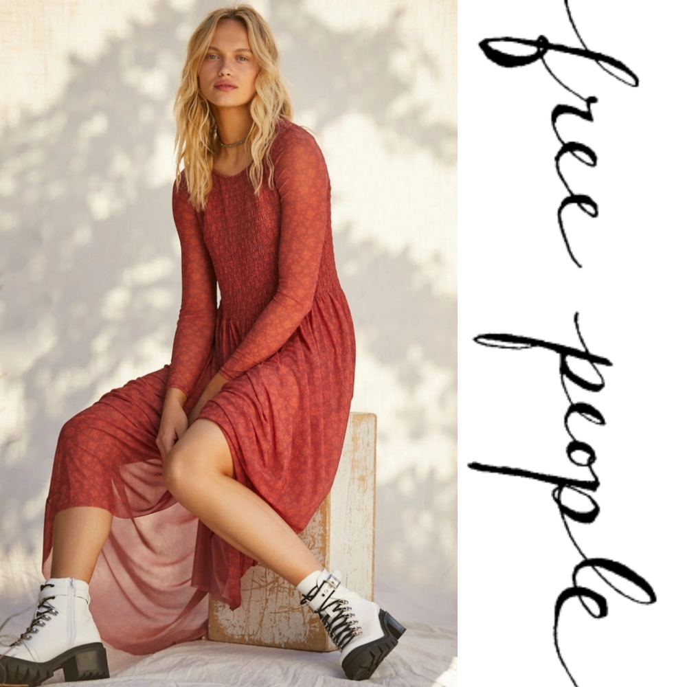 FREE PEOPLE Hello and Goodbye Maxi Dress